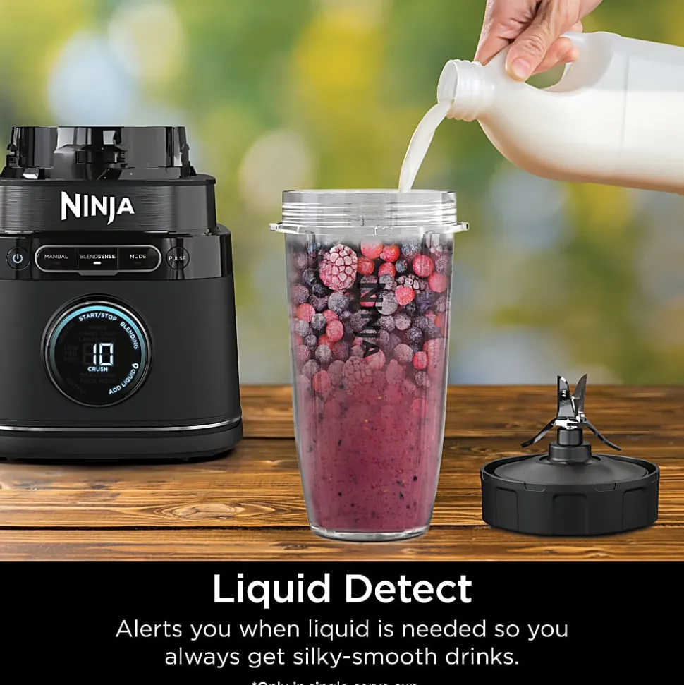Ninja Detect Duo 10-Speed Single-Serve Power Blender Pro, 72 Oz, Black, Total Qty 1