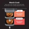 Ninja DoubleStack XL Smart 2-Basket Air Fryer, 15-3/16”H x 19-1/4”W x 11-1/4”D, Deep Gray, Total Qty 1