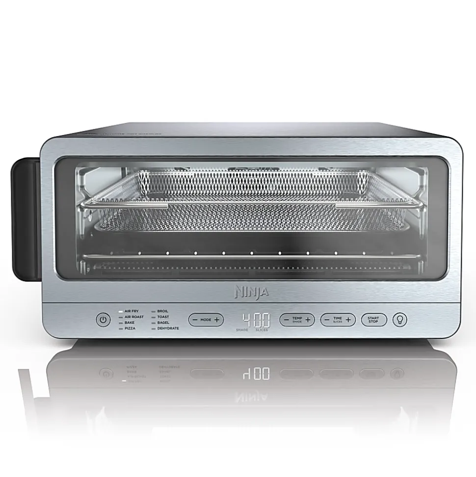 Ninja Flip Toaster Oven And Air Fryer, 0.55 Cu. Ft., Silver, Total Qty 1