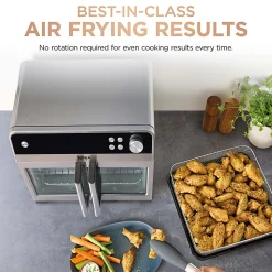 Ninja French Door Premier 10-in-1 Air Fryer, Convection Oven And Toaster, Silver, Total Qty 1
