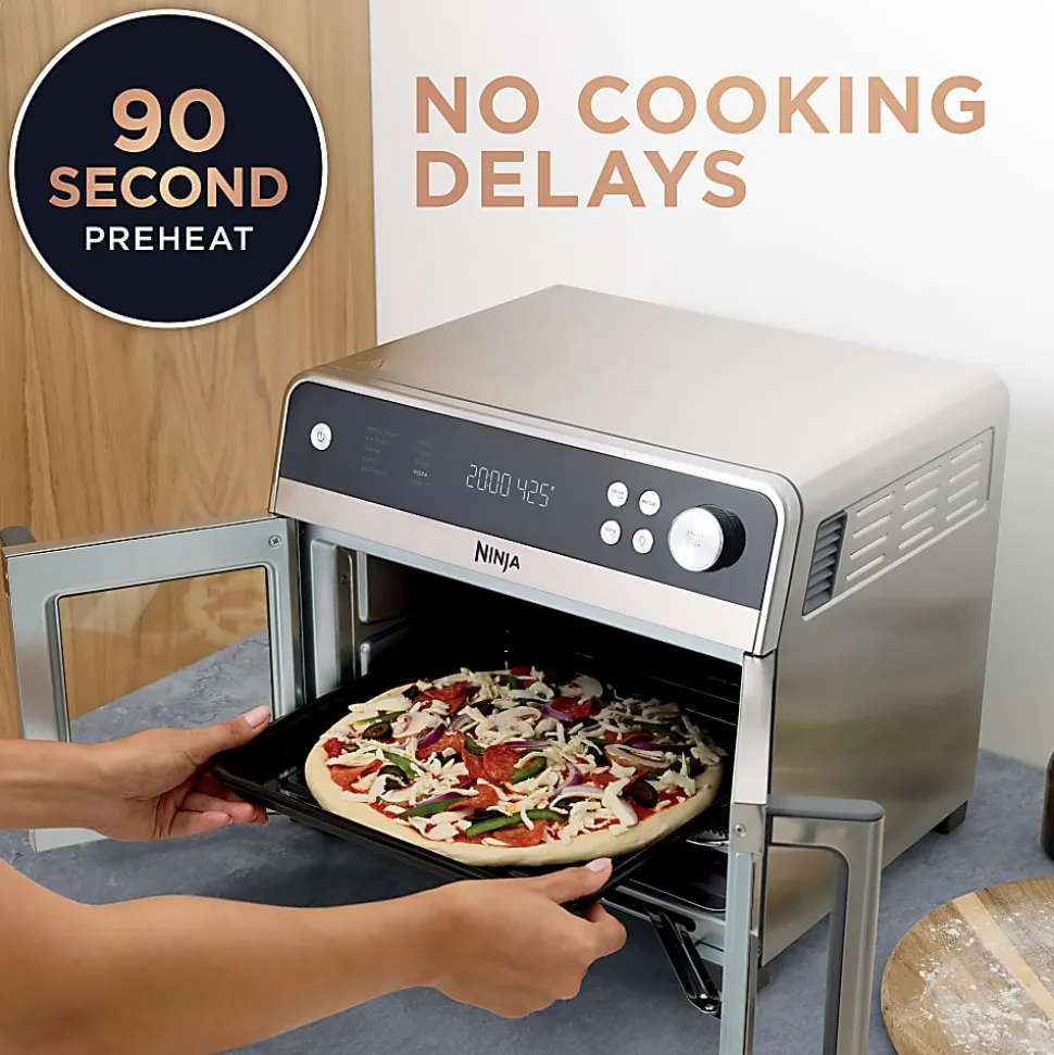 Ninja French Door Premier 10-in-1 Air Fryer, Convection Oven And Toaster, Silver, Total Qty 1