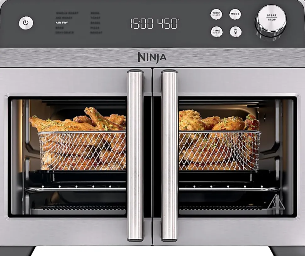 Ninja French Door Premier 10-in-1 Air Fryer, Convection Oven And Toaster, Silver, Total Qty 1