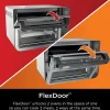 Ninja 12-in-1 Double Oven With FlexDoor, 0.55 Cu. Ft., Silver/Black, Total Qty 1