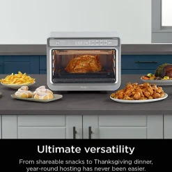 Ninja Prestige Smart XL Air Fryer And Countertop Oven, 0.55 Cu. Ft., Silver, Total Qty 1