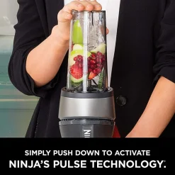 Ninja QB3001SS Nutri-Ninja Fit, 16 Oz, Silver/Black