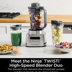 Ninja TWISTi High-Speed Blender Duo, Gray