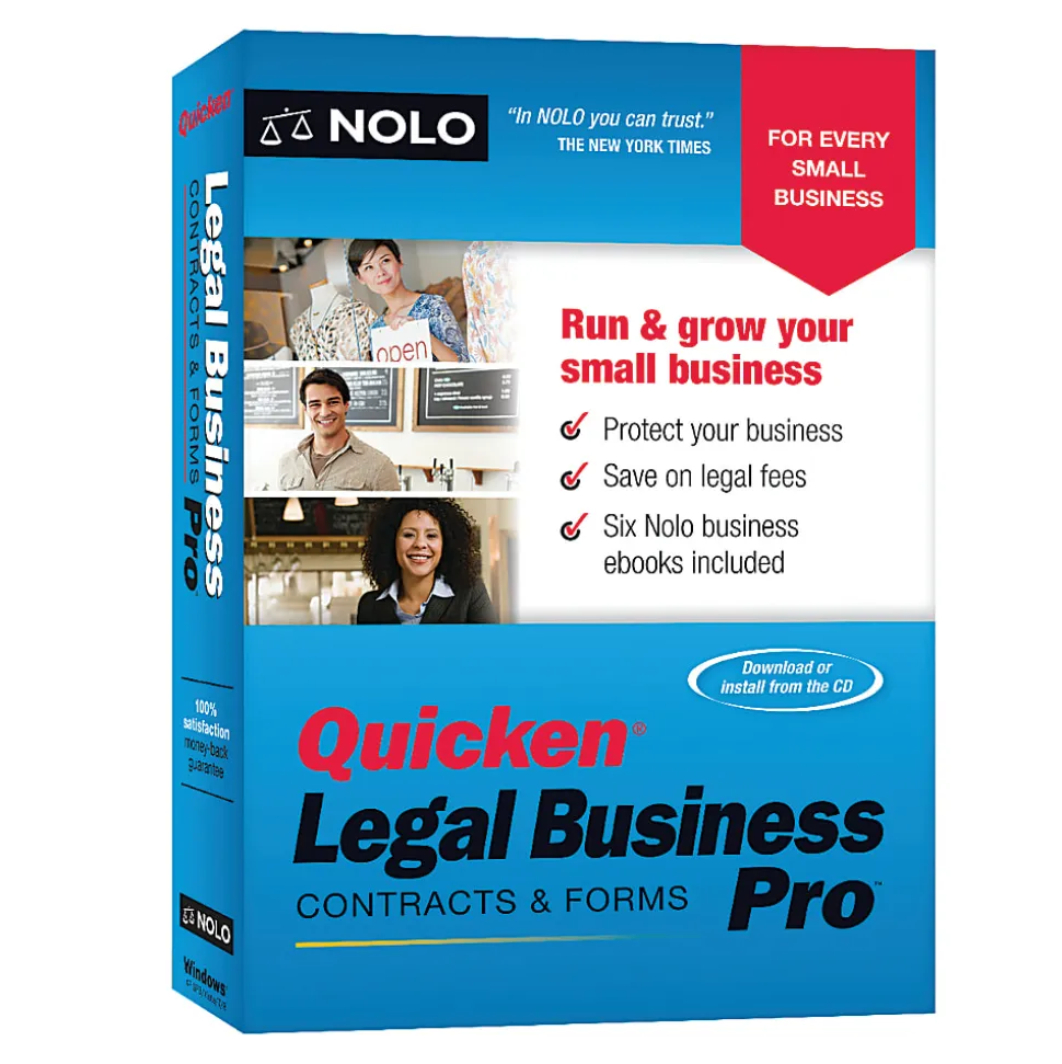 NOLO Quicken Legal Business Pro, Disc