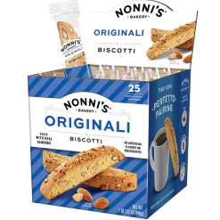 Nonni's Originali Biscotti Cookie Box, Box Of 25 Biscotti