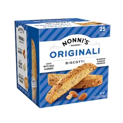 Nonni's Originali Biscotti Cookie Box, Box Of 25 Biscotti