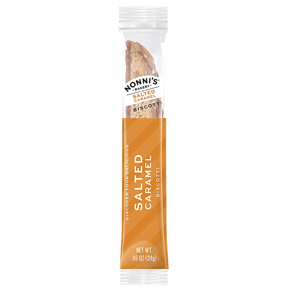 Nonni's Salted Caramel Biscotti Cookie Box, Box Of 25 Biscotti