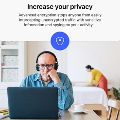 NORDVPN Basic VPN Service, 2024, For 10 Devices, 1-Year Subscription, Windows/Mac, Download