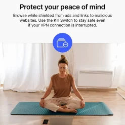 NordVPN Standard VPN Service, 2024, for 10 Devices, 1 Year Subscription, Windows, Mac, Download