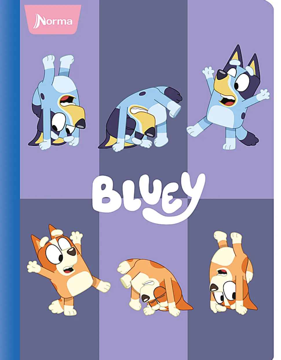 Norma Notebook, College Rule, 7-1/2" x 9-3/4", 100 Sheets, Bluey, Total Qty 1
