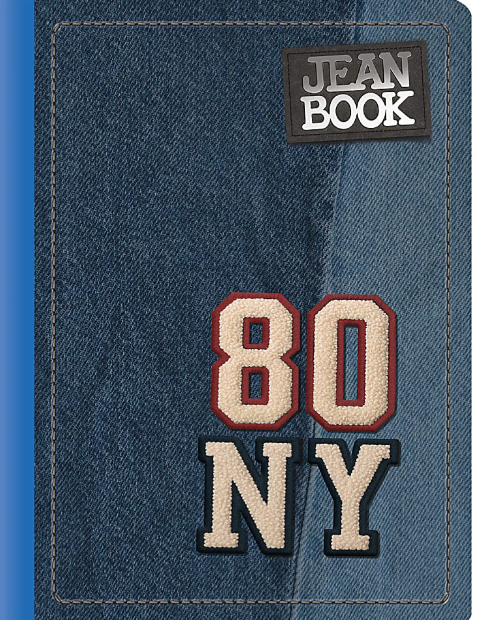 Norma Notebook, Jean, College Rule, 7-1/2" x 9-3/4", 100 Sheets, Revolution, Total Qty 1