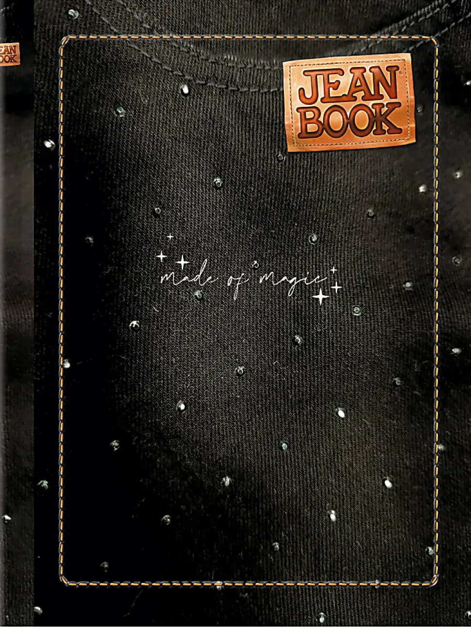 Norma Notebook, Jean, Durabook, 7-1/2" x 9-3/4”, 100 Sheets, Multicolor, Total Qty 1