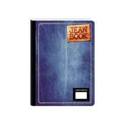 Norma Notebook, Jean, Laboratory Pages, 7-1/2" x 9-3/4", 80 Sheets, Blue, Total Qty 1