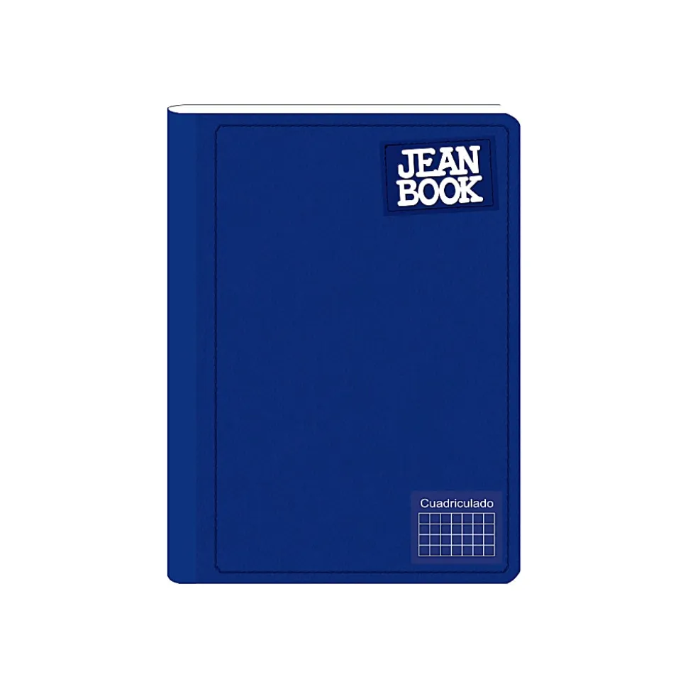 Norma Notebook, Jean, 5mm Quadrille, 7-1/2" x 9-3/4", 80 Sheets, Blue, Total Qty 1, 7702111771086