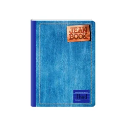 Norma Notebook, Jean, 3rd Grade Calligraphy, 7-1/2" x 9-3/4”, 100 Sheets, Blue, Total Qty 1