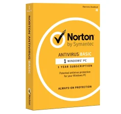 Norton™ AntiVirus Basic, 1-Year Subscription, For PC/Mac®/iOS/Android, Download