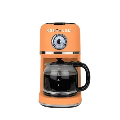 Nostalgia Classic Retro 10-Cup Coffee Maker, Orange, Total Qty 1