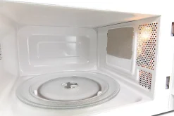 Nostalgia Retro Countertop Microwave Oven, 0.7 Cu. Ft., White