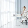 Nouhaus Posture Ergonomic PU Leather High-Back Executive Office Chair, Flat White
