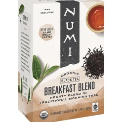 NumiĀ® Organic Breakfast Blend Black Tea, Box Of 18