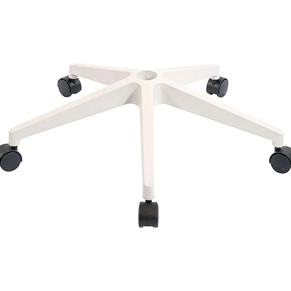 NuSparc Mid-Back Task Chair - Fabric Back Material - Mid Back - 5-star Base - Gray - Armrest - 1 Each