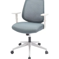 NuSparc Mid-Back Task Chair - Fabric Back Material - Mid Back - 5-star Base - Gray - Armrest - 1 Each