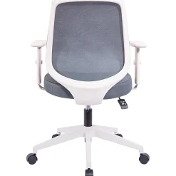 NuSparc Mid-Back Task Chair - Fabric Back Material - Mid Back - 5-star Base - Gray - Armrest - 1 Each
