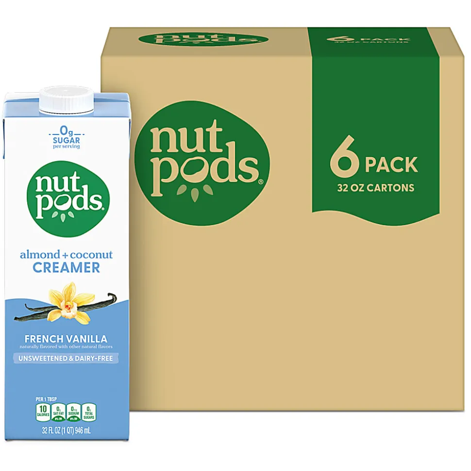 Nutpods® French Vanilla Non-Dairy Creamer, 32 fl oz cartons, 6 pack