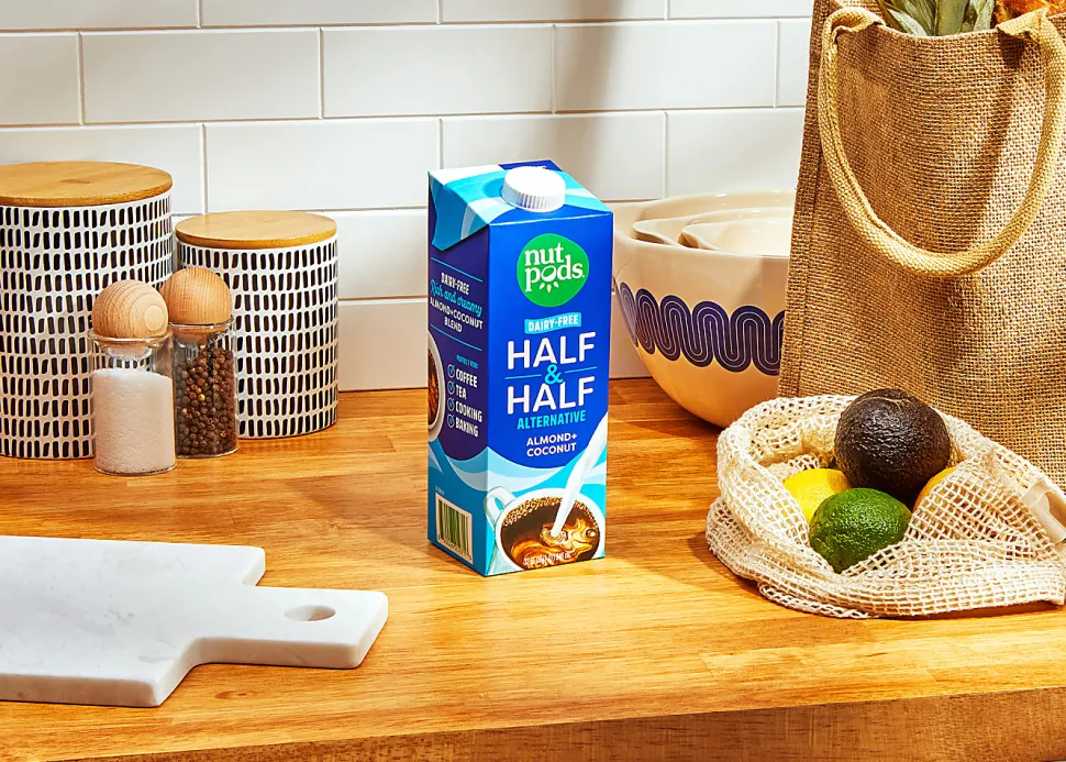 Nutpods® Unsweetened Non-Dairy Half & Half Creamer, 32 fl oz cartons, 6 pack