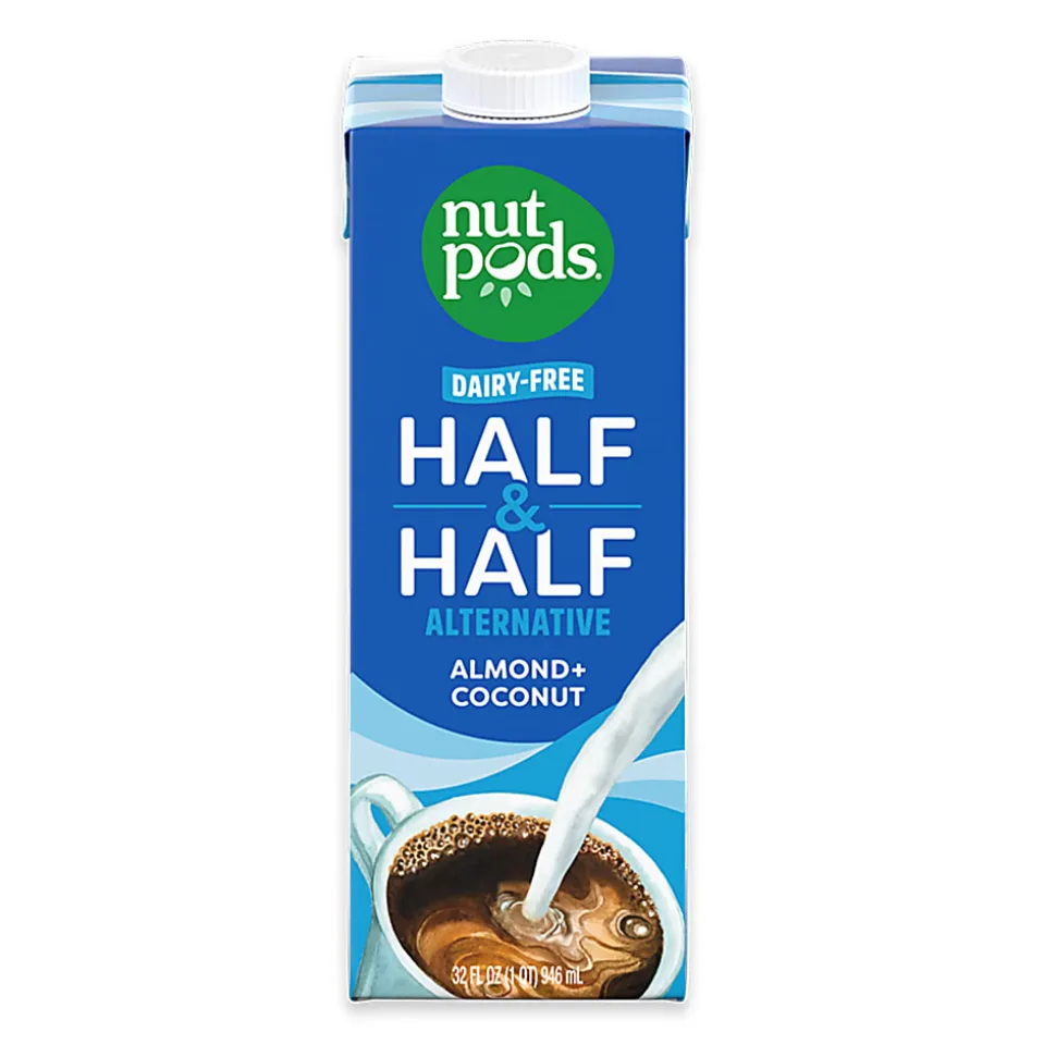 Nutpods® Unsweetened Non-Dairy Half & Half Creamer, 32 fl oz cartons, 6 pack