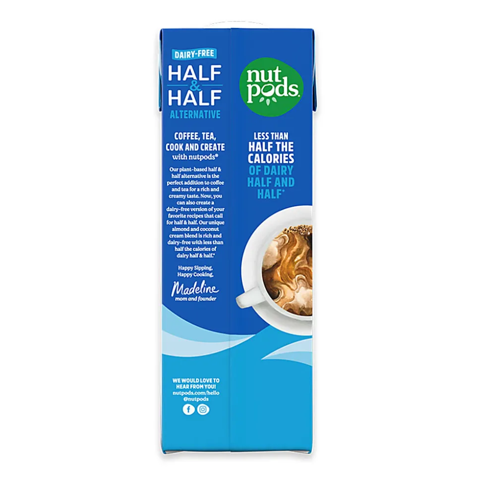 Nutpods® Unsweetened Non-Dairy Half & Half Creamer, 32 fl oz carton