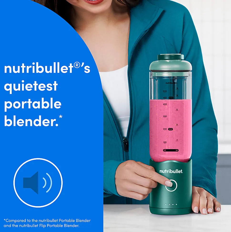 Nutribullet Flex Portable Blender, 22.4 Oz, Forest Green, Total Qty 1