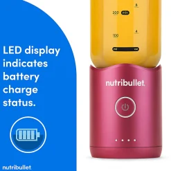 Nutribullet Flex Portable Blender, 22.4 Oz, Ruby Red, Total Qty 1