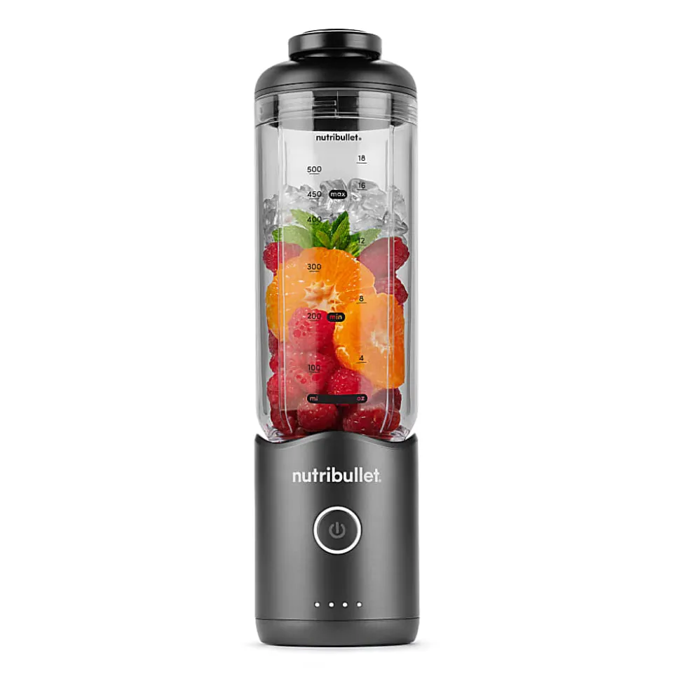 Nutribullet Flex Portable Blender, 22.4 Oz, Gunmetal Gray, Total Qty 1