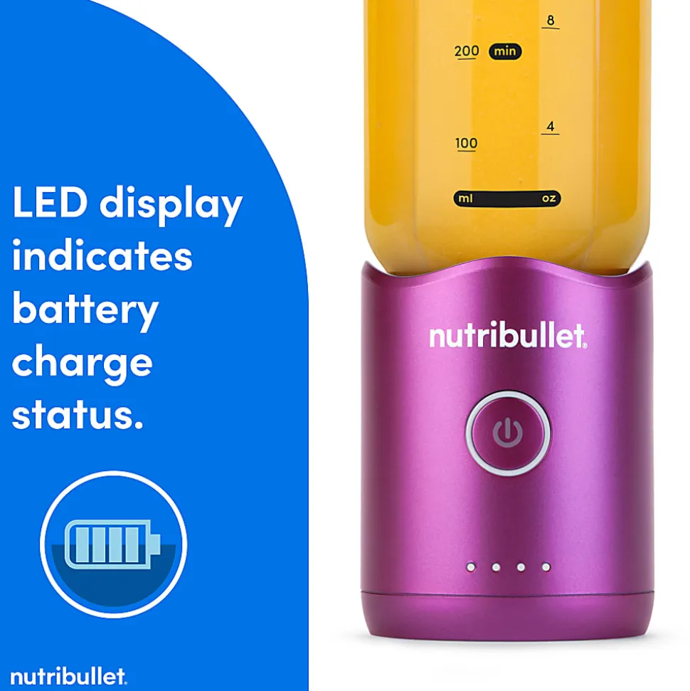 Nutribullet Flex Portable Blender, 22.4 Oz, Orchid Purple, Total Qty 1