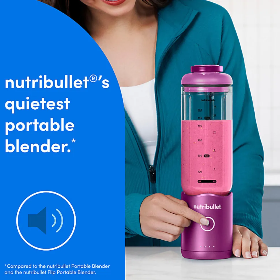 Nutribullet Flex Portable Blender, 22.4 Oz, Orchid Purple, Total Qty 1
