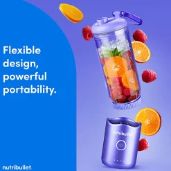 Nutribullet Flex Portable Blender, 22.4 Oz, Violet Purple, Total Qty 1