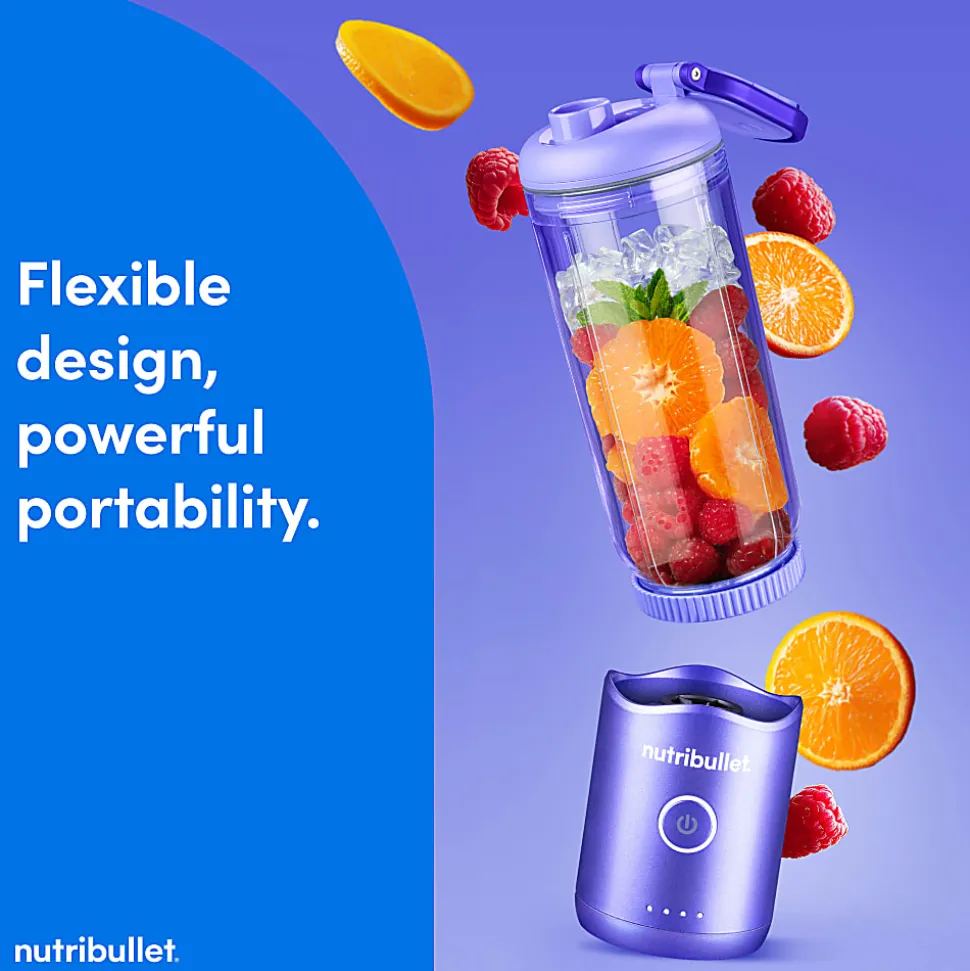 Nutribullet Flex Portable Blender, 22.4 Oz, Violet Purple, Total Qty 1