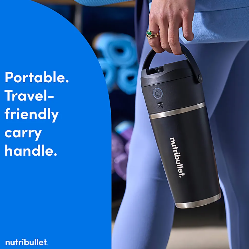Nutribullet Flip Insulated Portable Blender, 20 Oz, Matte White, Total Qty 1