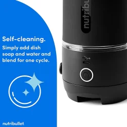 Nutribullet Flip Portable Blender, 20 Oz, Silver, Total Qty 1