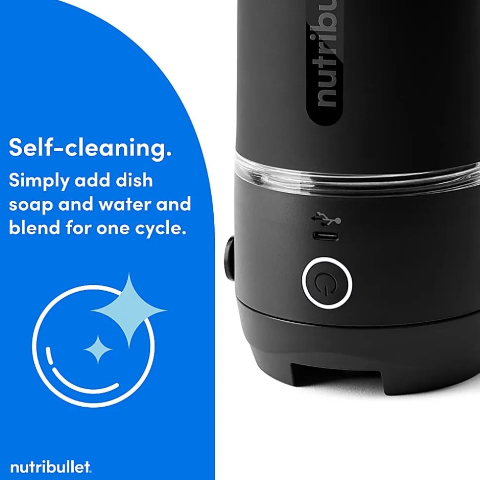 Nutribullet Flip Portable Blender, 20 Oz, Silver, Total Qty 1