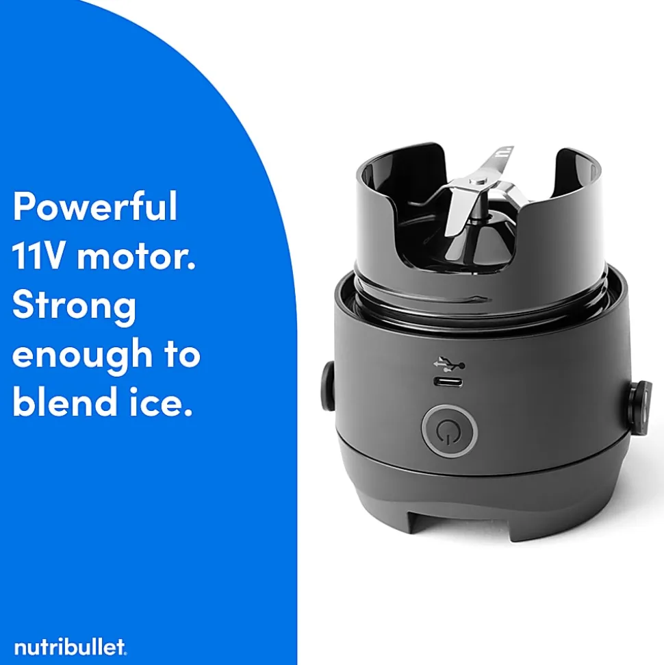 Nutribullet Flip Portable Blender, 20 Oz, Silver, Total Qty 1