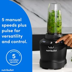 Nutribullet Pro Blender Combo, 64 Oz, Matte Black, Total Qty 1