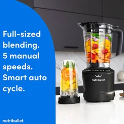 Nutribullet Pro Blender Combo, 64 Oz, Matte Black, Total Qty 1
