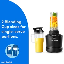 Nutribullet Pro Blender Combo, 64 Oz, Matte Black, Total Qty 1