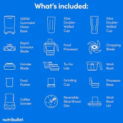 Nutribullet Ultra Plus+ 3-1 Compact Kitchen System, 32 Oz, Gunmetal Gray, Total Qty 1