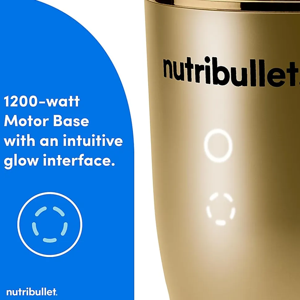 Nutribullet Ultra Plus+ 3-1 Compact Kitchen System, 32 Oz, Brass, Total Qty 1
